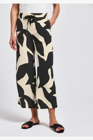Street one Gemusterte Wide Leg Hose