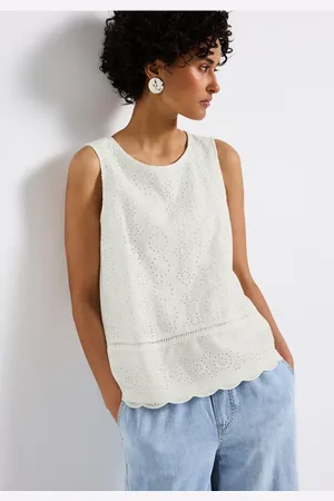 Street one Top mit Zierstickerei