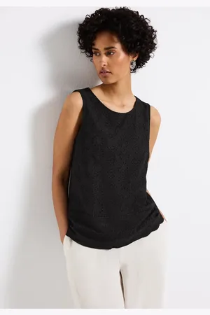 Street one Top mit Zierstickerei