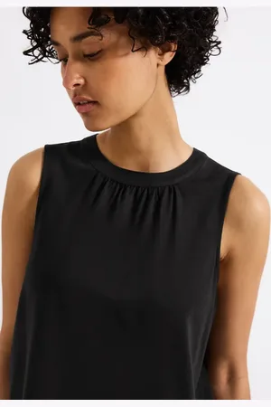 Street one Jersey-Top mit Raffung