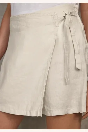 Street one Leinen-Skort im Wickel-Look