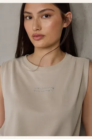 Street one Silk-Look Top mit Wording