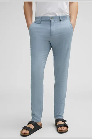 Strellson Flex Cross Chino Rion, hellblau meliert