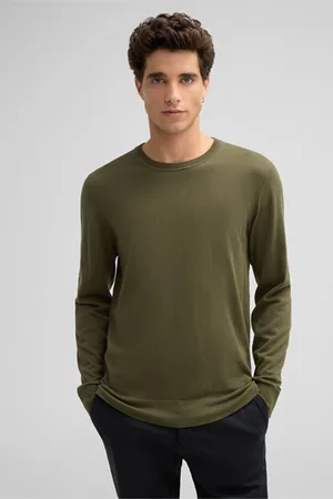 Strellson Baumwoll-Pullover Vincent, oliv