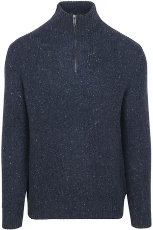 McGregor Half Zip Pullover Merinowolle Navy - Größe XXL