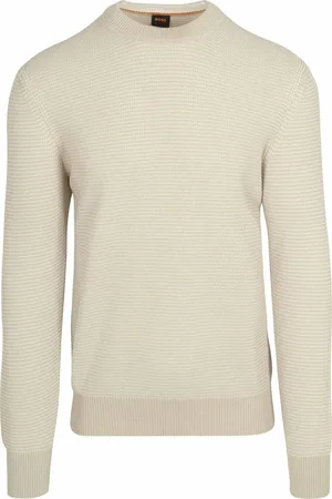 HUGO BOSS Pullover Amercury Ecru - Größe XXL