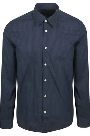 Marc O’ Polo Hemd Druck Navy - Größe L
