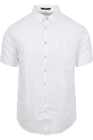 No Excess Short Sleeve Hemd Leinen - Größe XL