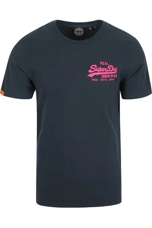 Superdry Tee Relaxed Navy - Größe XL