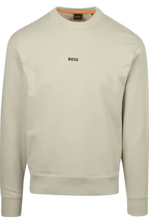 HUGO BOSS Pullover WeSmallcrew Ecru - Größe XXL
