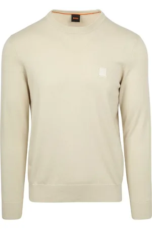HUGO BOSS Pullover Kanovano Ecru - Größe XXL