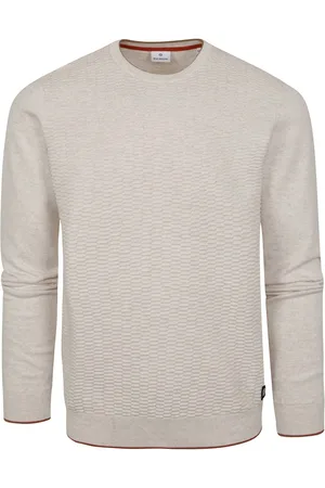 Blue Industry Strukturierter Pullover Hellbeige - Größe XXL