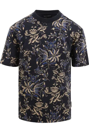 Marc O’ Polo T-Shirt Floral Navy - Größe XL