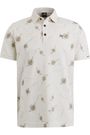 Vanguard Poloshirt Druck Ecru - Größe M