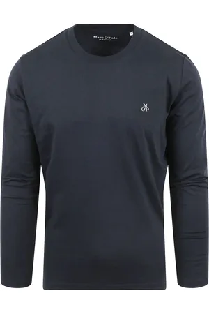 Marc O’ Polo Long Sleeve T-Shirt Navy - Größe XXL