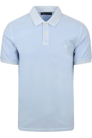 Marc O’ Polo Poloshirt Faded Starlight Blau - Größe M