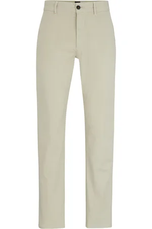 HUGO BOSS Satin Chino Ecru - Größe W 31 - L 34