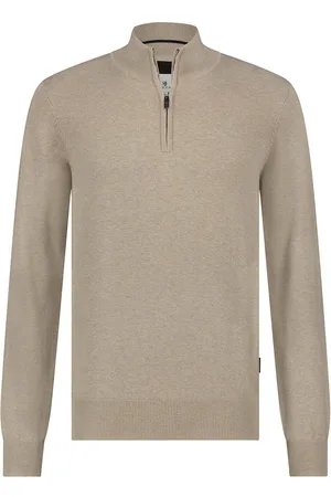 State of art Half Zip Pullover Oak Ecru - Größe XXL
