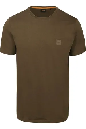 HUGO BOSS T-shirt Tales Open Braun - Größe M