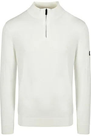 Suitable Race Half Zip Pullover Ecru - Größe S