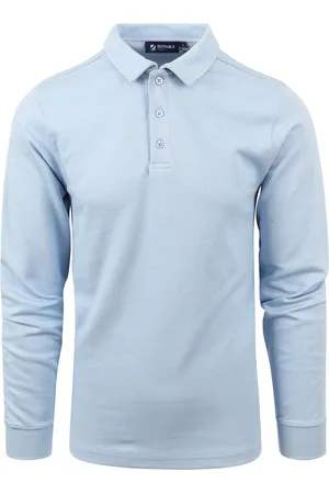 Suitable Langarm Slim-Fit Poloshirt - Größe L