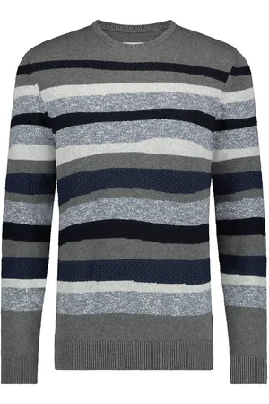 State of art Jacquard Pullover Streifen - Größe 3XL
