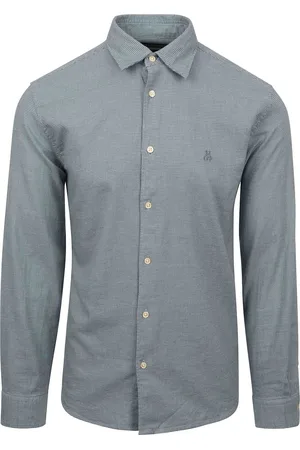 Marc O’ Polo Hemd Pied de Poule Blau - Größe XL