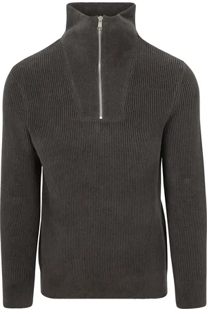 Marc O’ Polo Half Zip Pullover Anthrazit - Größe XXL