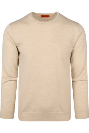 Suitable Merino Pullover mit Rundhalsausschnitt in - Größe XXL