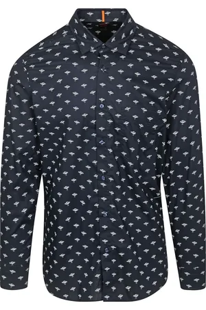 HUGO BOSS Remiton Hemd Navy - Größe XXL