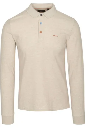 New Zealand Auckland NZA Longsleeve Polo Isaac Piqué Sand - Größe 3XL