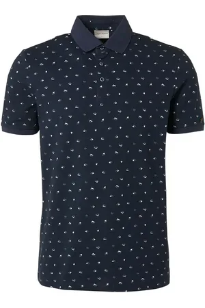 No Excess Polo Druck Dunkelblau - Größe M