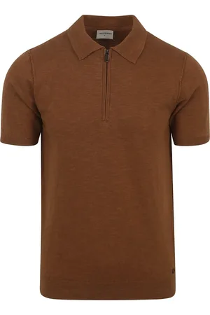 No Excess Knitted Poloshirt - Größe M