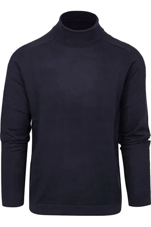 Blue Industry Rollkragenpullover Navy - Größe M