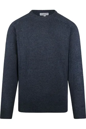 McGregor Pullover Lammwolle Melange Navy - Größe S