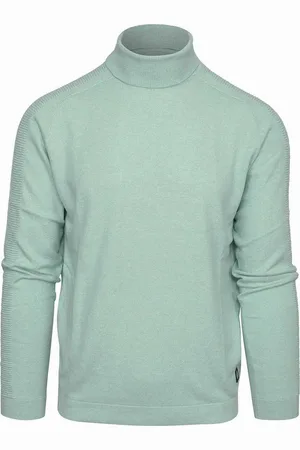 Blue Industry Rollkragenpullover Hellgrün - Größe XL