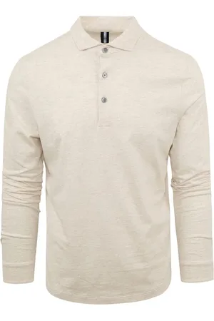 Profuomo Longsleeve Polo Melange - Größe XL