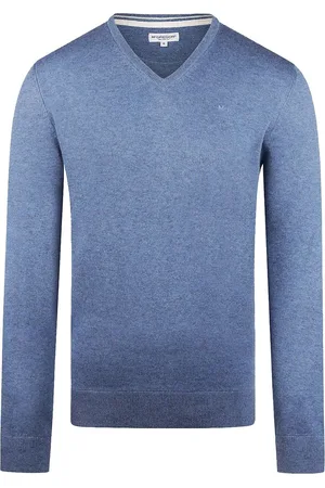 McGregor Pullover Merinowolle V-Ausschnitt Faded - Größe L