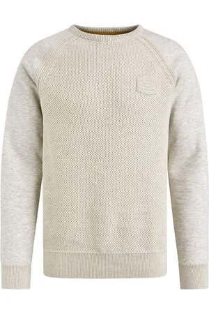 PME Legend™ Sweater Knit Sweat Ecru - Größe 3XL