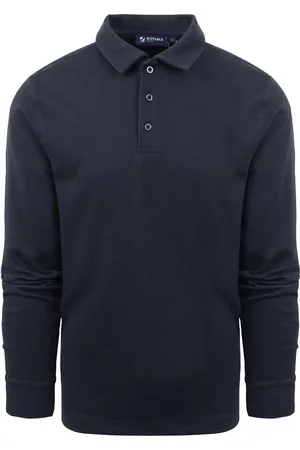 Suitable Langarm Slim-Fit Poloshirt - Größe XXL