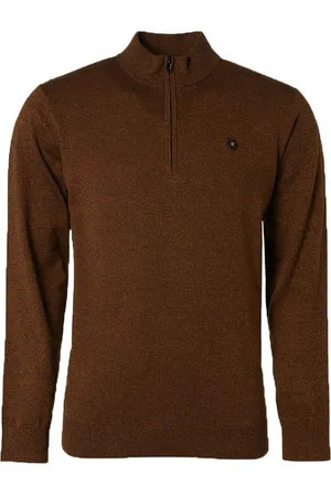 No Excess Half Zip Pullover Caramel - Größe XXL