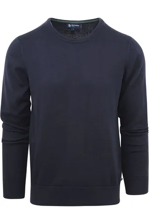 Suitable Respect Oinix Pullover O-Ausschnitt Navy - Größe XL