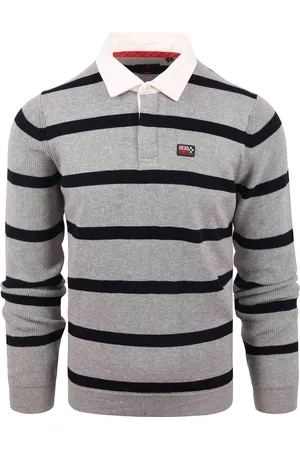 New Zealand Auckland NZA Langarm Poloshirt Cheviot - Größe S