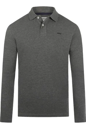 McGregor Long Sleeve Poloshirt Anthrazit - Größe M