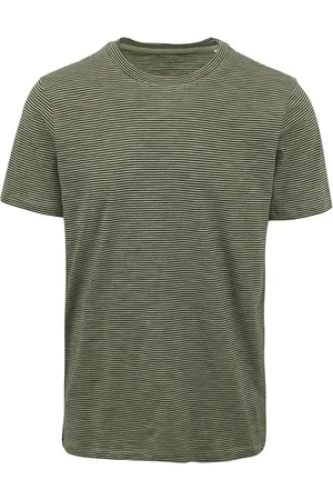 Knowledge Cotton Apparal T-shirt Streifen - Größe L