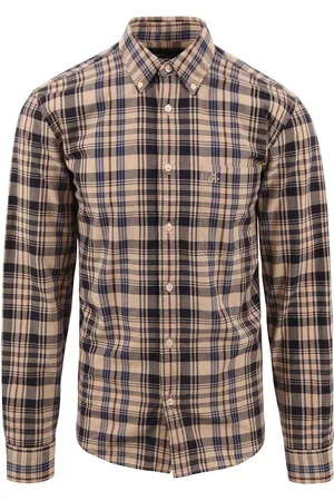 Marc O’ Polo Hemd Kariert Beige - Größe XL