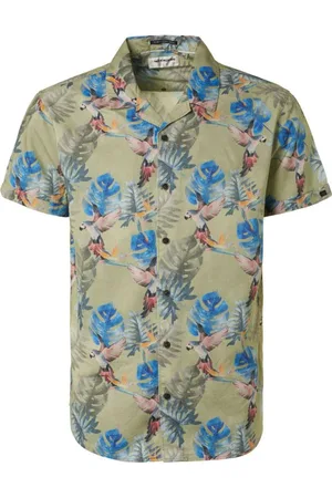 No Excess Short Sleeve Hemd Druck - Größe M