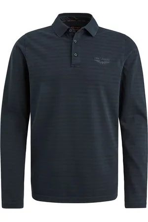 PME Legend™ Longsleeve Poloshirt Streifen Navy - Größe XXL
