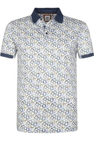 R2 Amsterdam R2 Poloshirt Pique Druck Mehrfarbig - Größe S