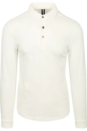 Profuomo Longsleeve Polo Off White - Größe XXL